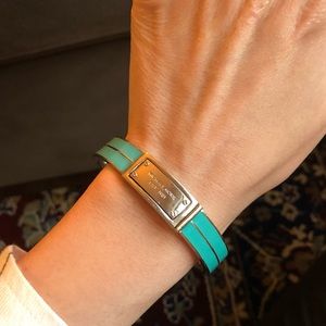 Michael Kors Turquoise and Silver Bangle